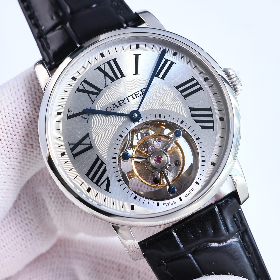 Cartier True Flywheel KF1 Rotonde de Cartier Tourbillon Cadran Love Tourbillon Watch