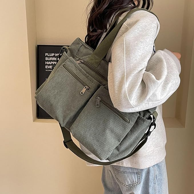 👜👜Versatile corduroy large capacity handbag🔥 (Flash Sale - 50% Off)