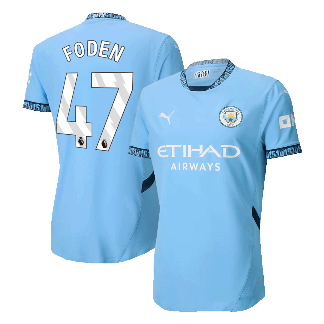 Authentic FODEN #47 Soccer Jersey Manchester City 2024/25