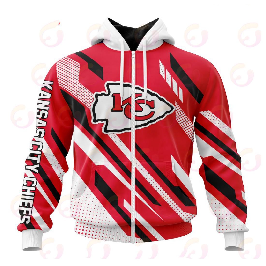 KANSAS CITY CHIEFS 3D HOODIE SPECIAL MOTOCROSS CONCEPT