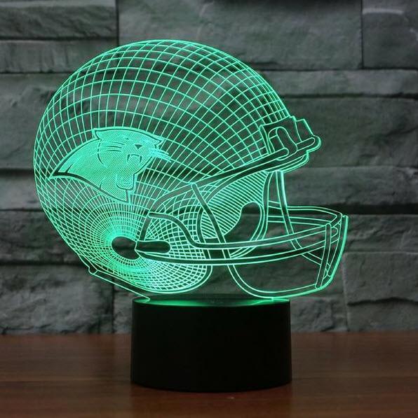 CAROLINA PANTHERS 3D LED LIGHT LAMP