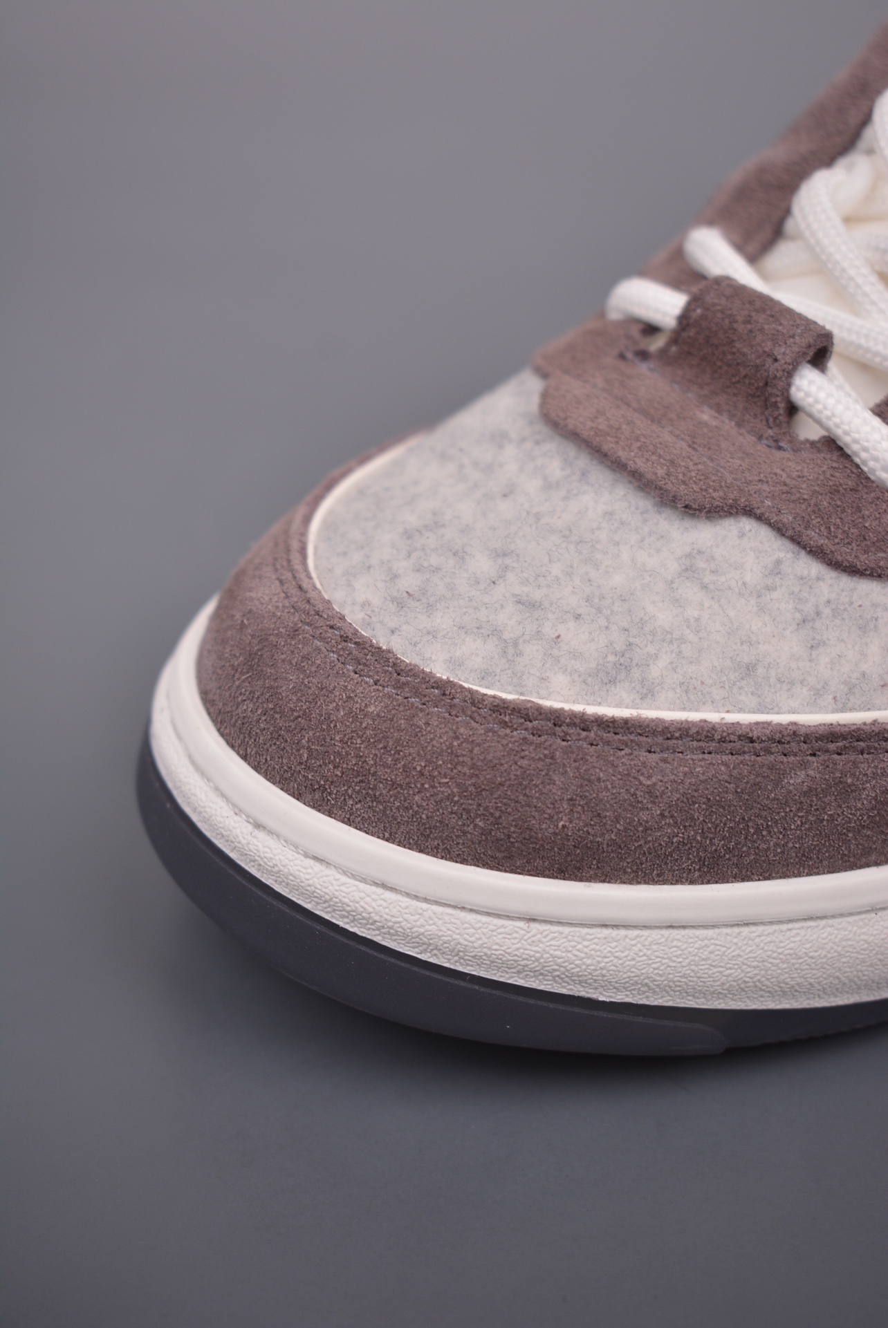 Chanel 2024 CC Logo Sneaker Dark grey beige