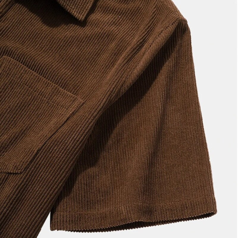 Men's Corduroy Polo Shirt