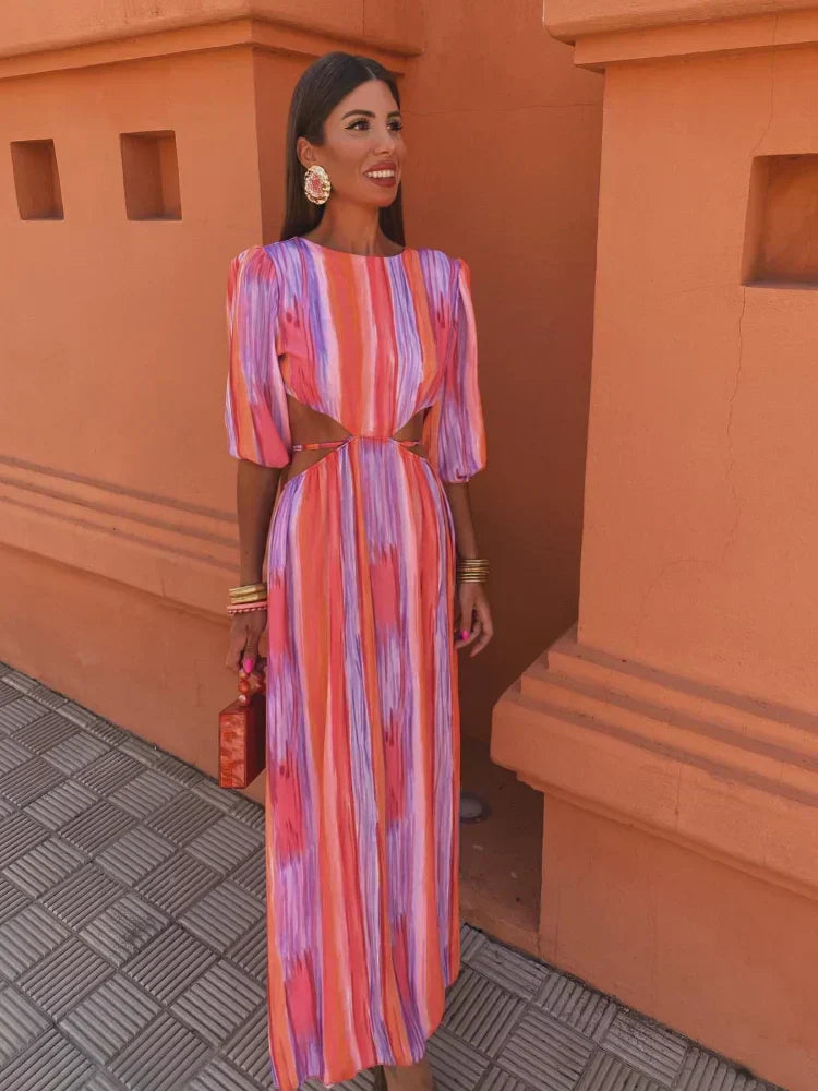 Chic Cut-Out Elegant Dress