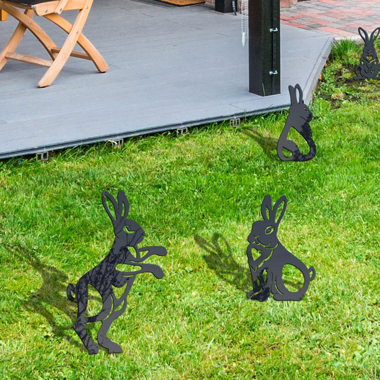 🔥Last Day 50% OFF🔥Garden Metal Rabbit Yard Art🐇Buy 2 Save 10% Off & Free Shipping