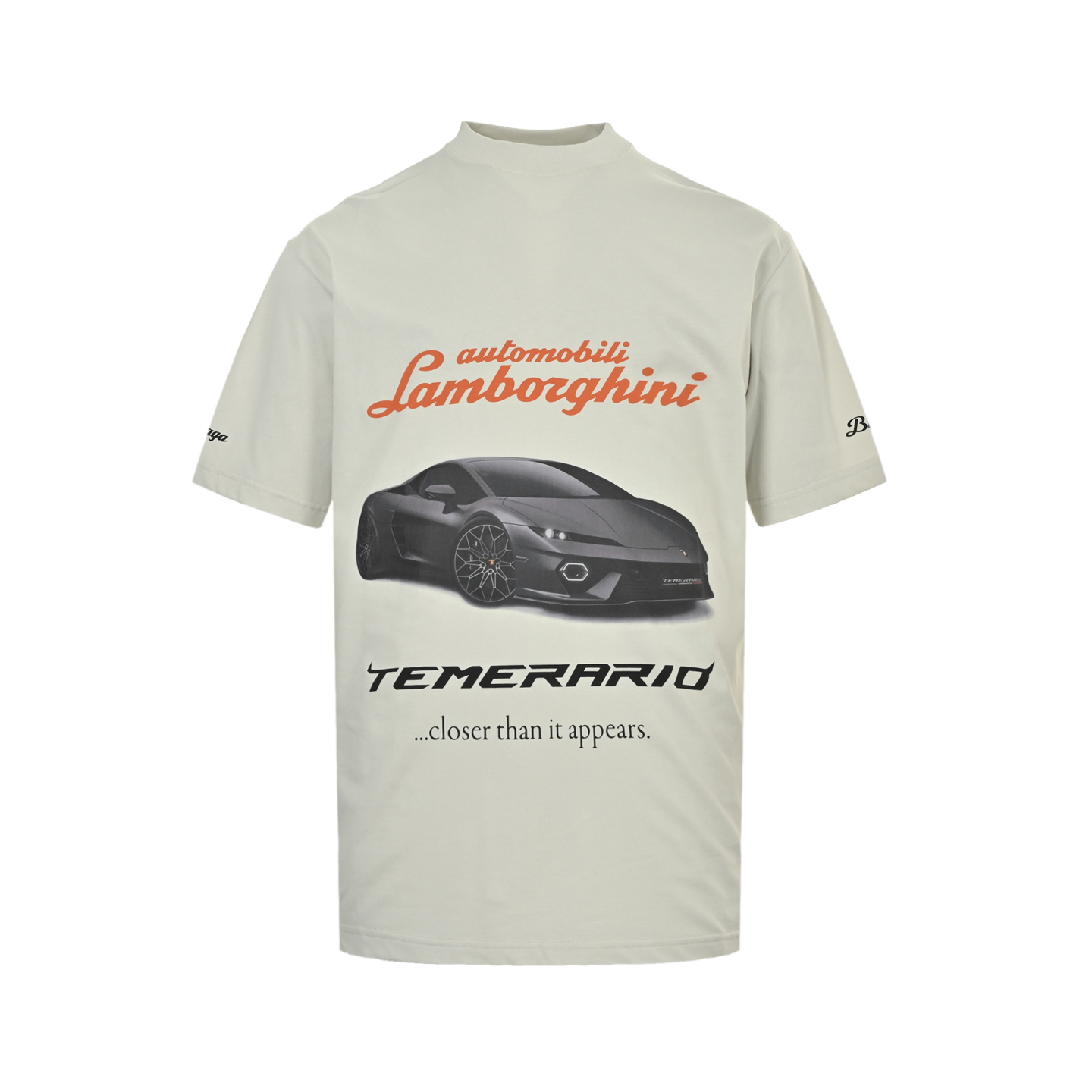 Balenciaga 25ss Lamborghini print short sleeve