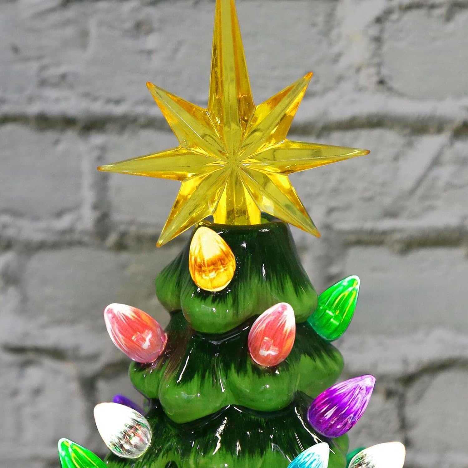 🎅2024 Christmas Promos🔥Lighted Up Gnomes Ceramic Christmas Tree