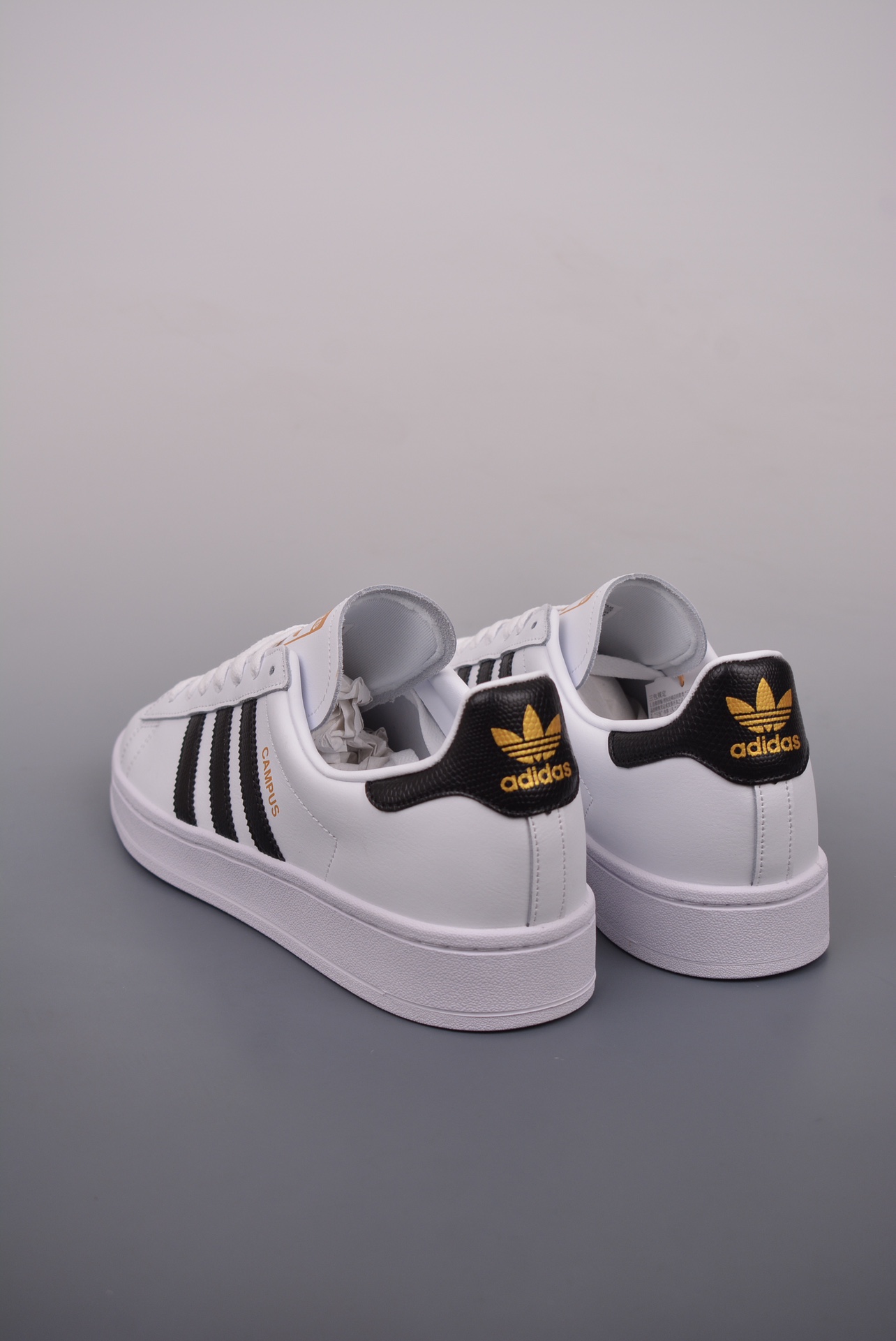 Adidas Originals Campus White and Black Snake Pattern CQ2074