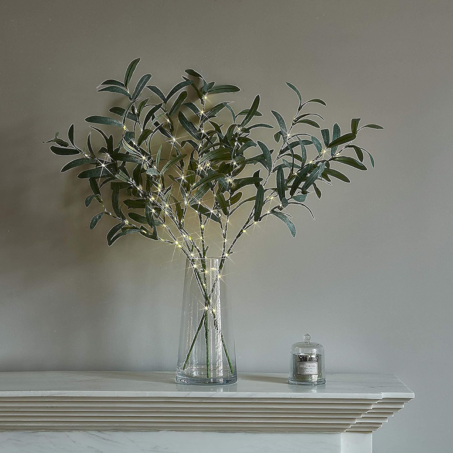 🔥On Sale🔥Lighted Olive Branches with Timer 24IN 45LED Battery Operated