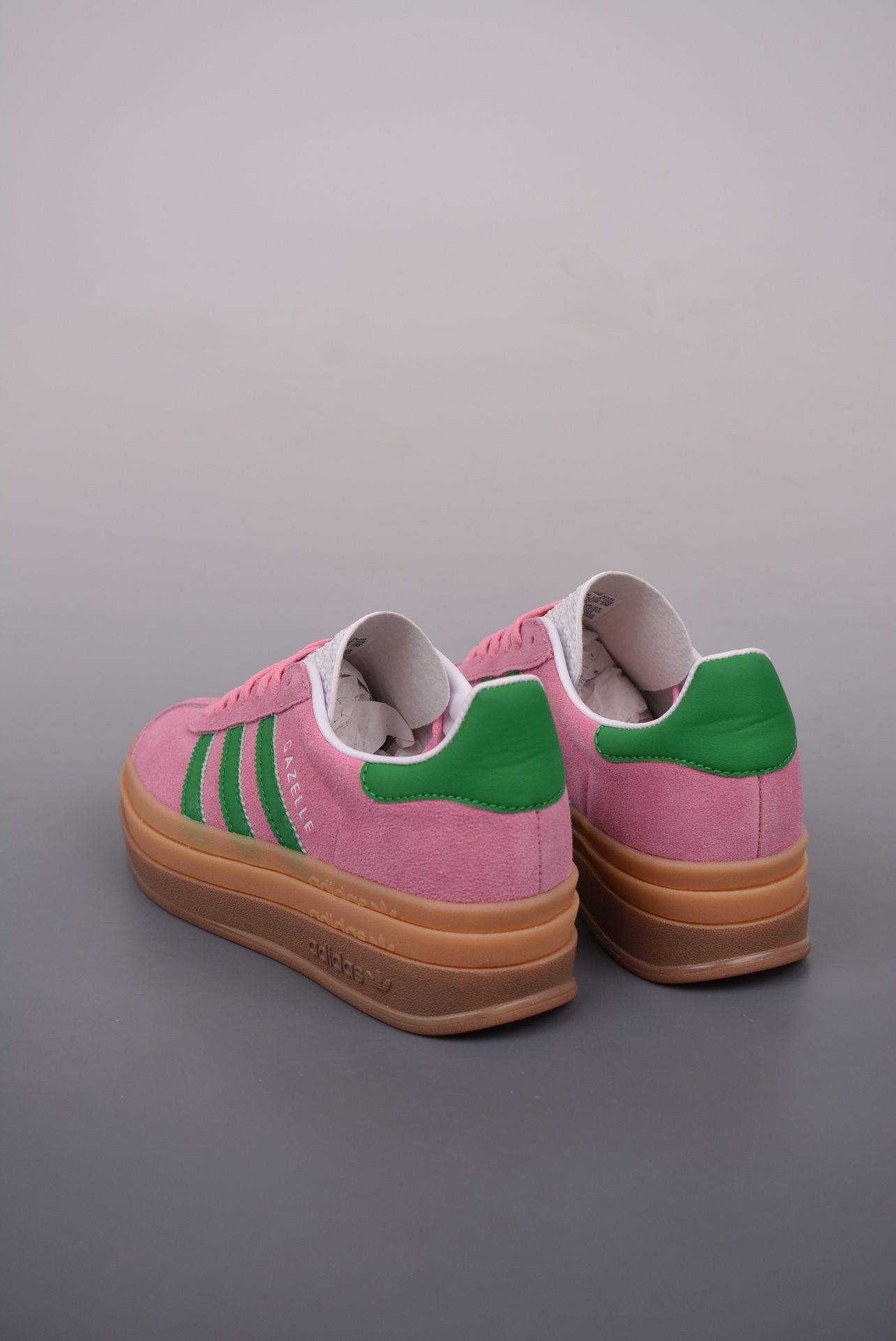 Adidas Originals Gazelle Bold pink green  IE0420J