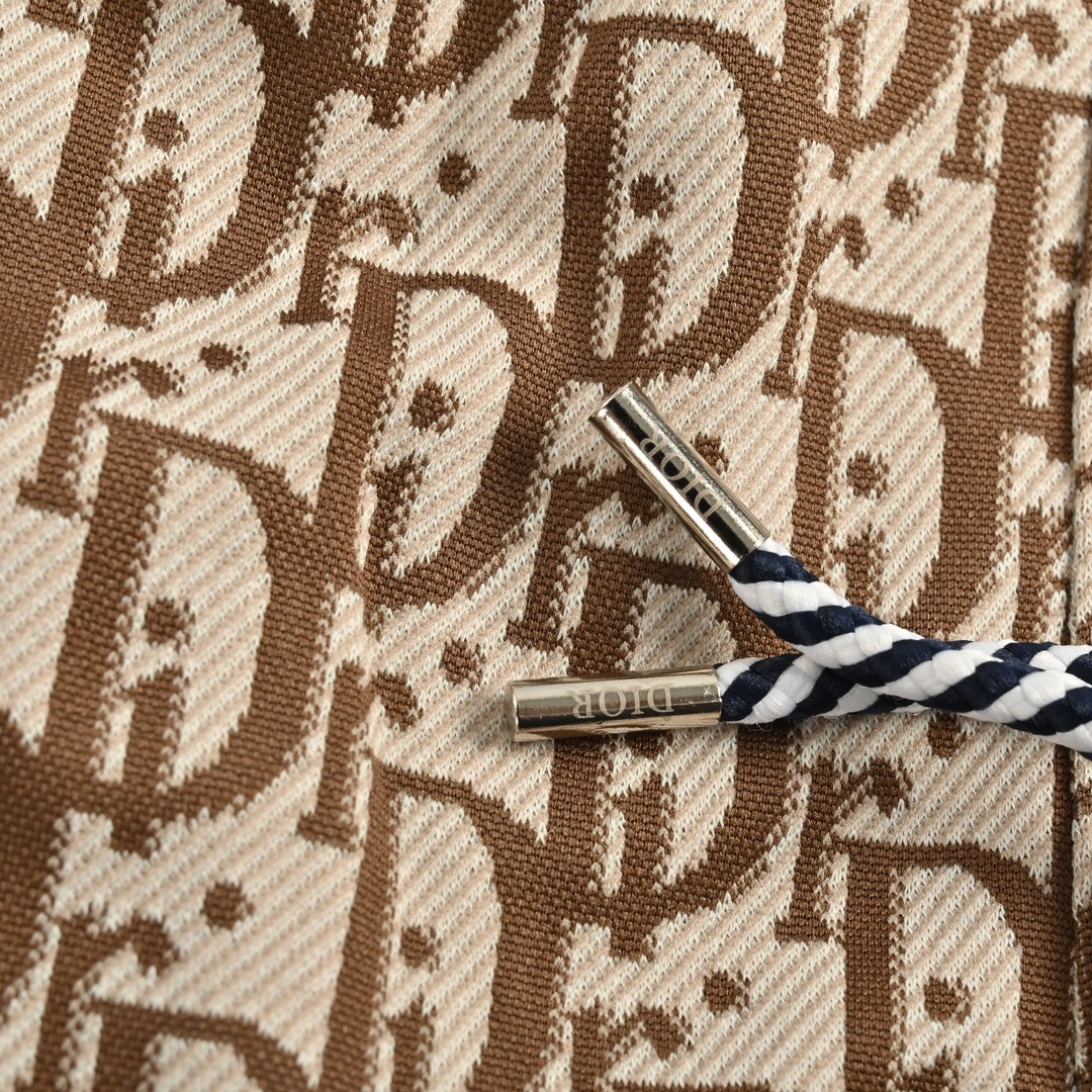 Dior 24Fw all-over jacquard side webbing trousers set