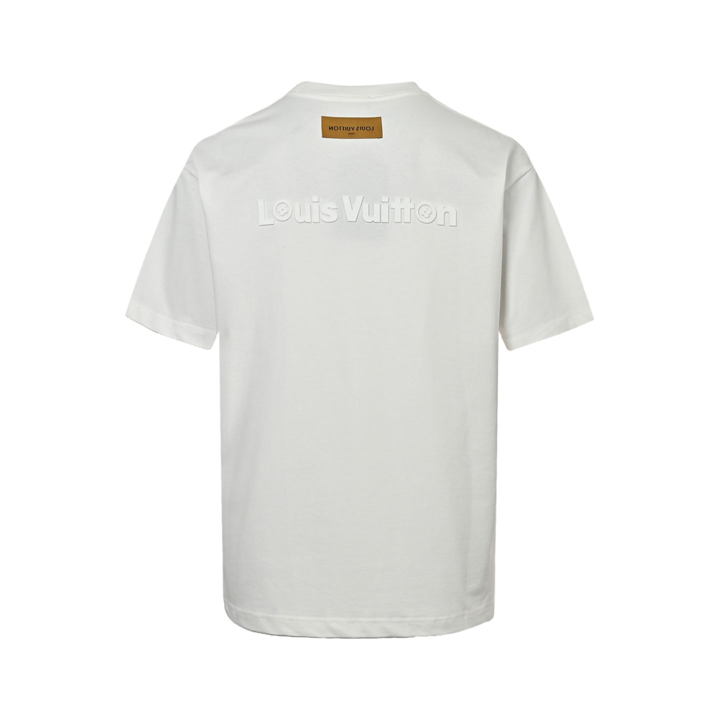 Louis Vuitton 25ss front and back logo three-dimensional laminated short sleeves