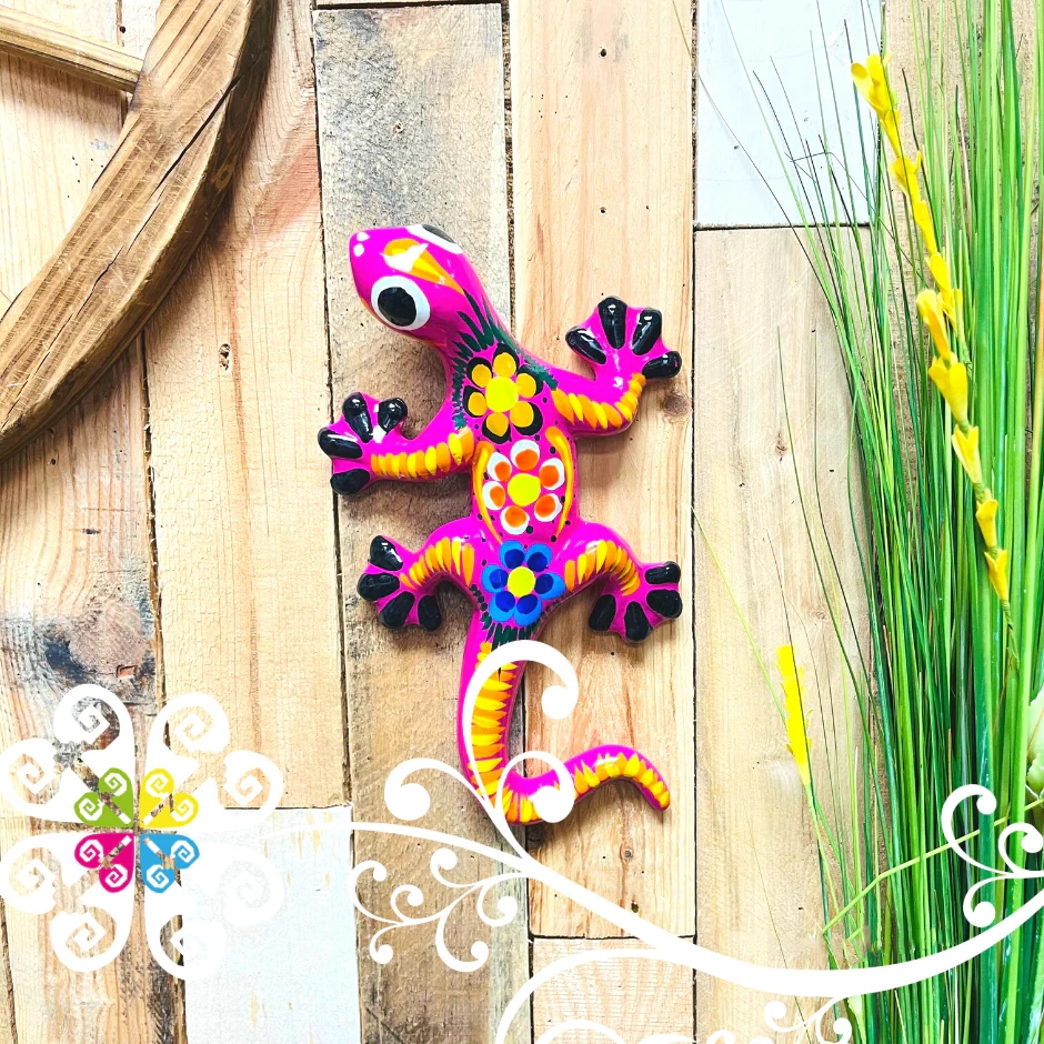 🔥SPRING SALE🔥🦎Handmade Large Clay Lizard Decor