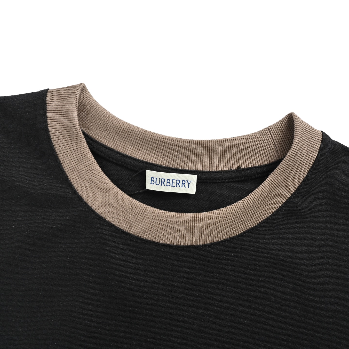 Burberry 25ss patchwork collar horse embroidered short sleeves