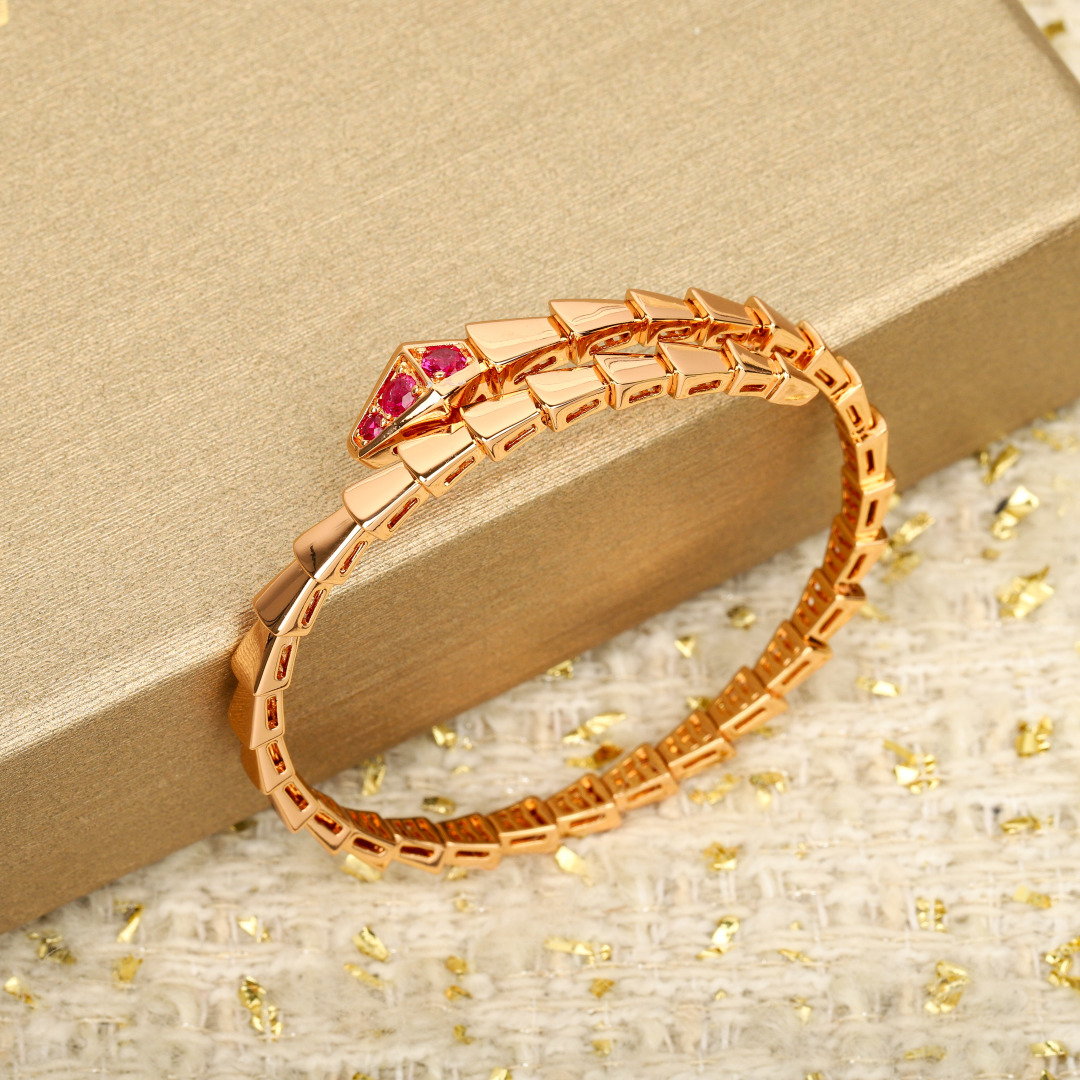 Bulgari Ruby Limited Edition Snake Bracelet