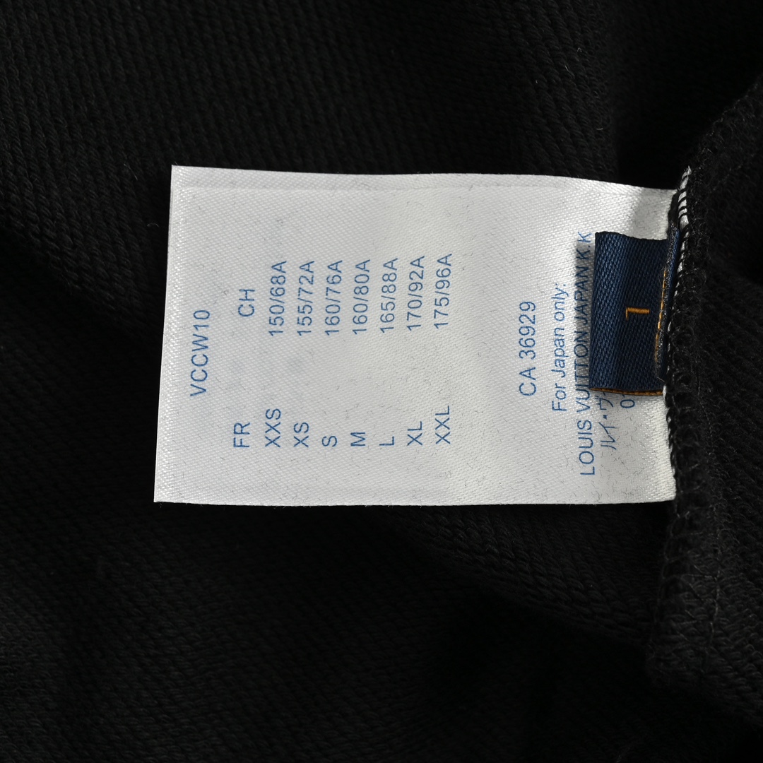 Louis Vuitton 24Fw all-over monogram flocked print hooded sweatshirt