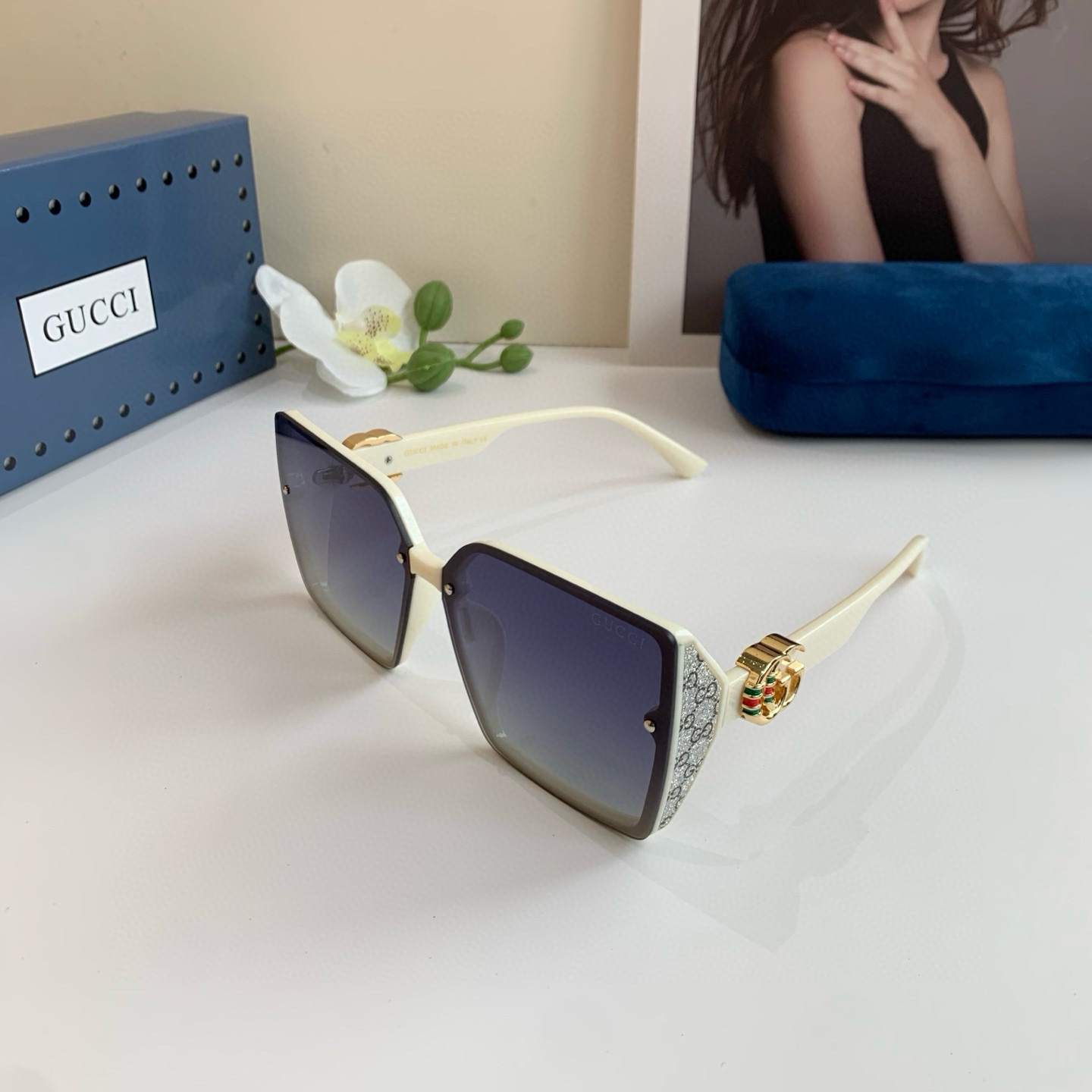 Gucci Square Frame Sunglasses