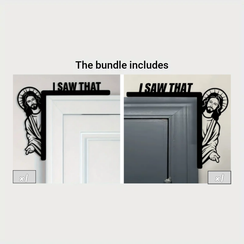 ON SALE🔥“I Saw That ”Jesus Sign Frame Decor-Buy 4 Free Shipping