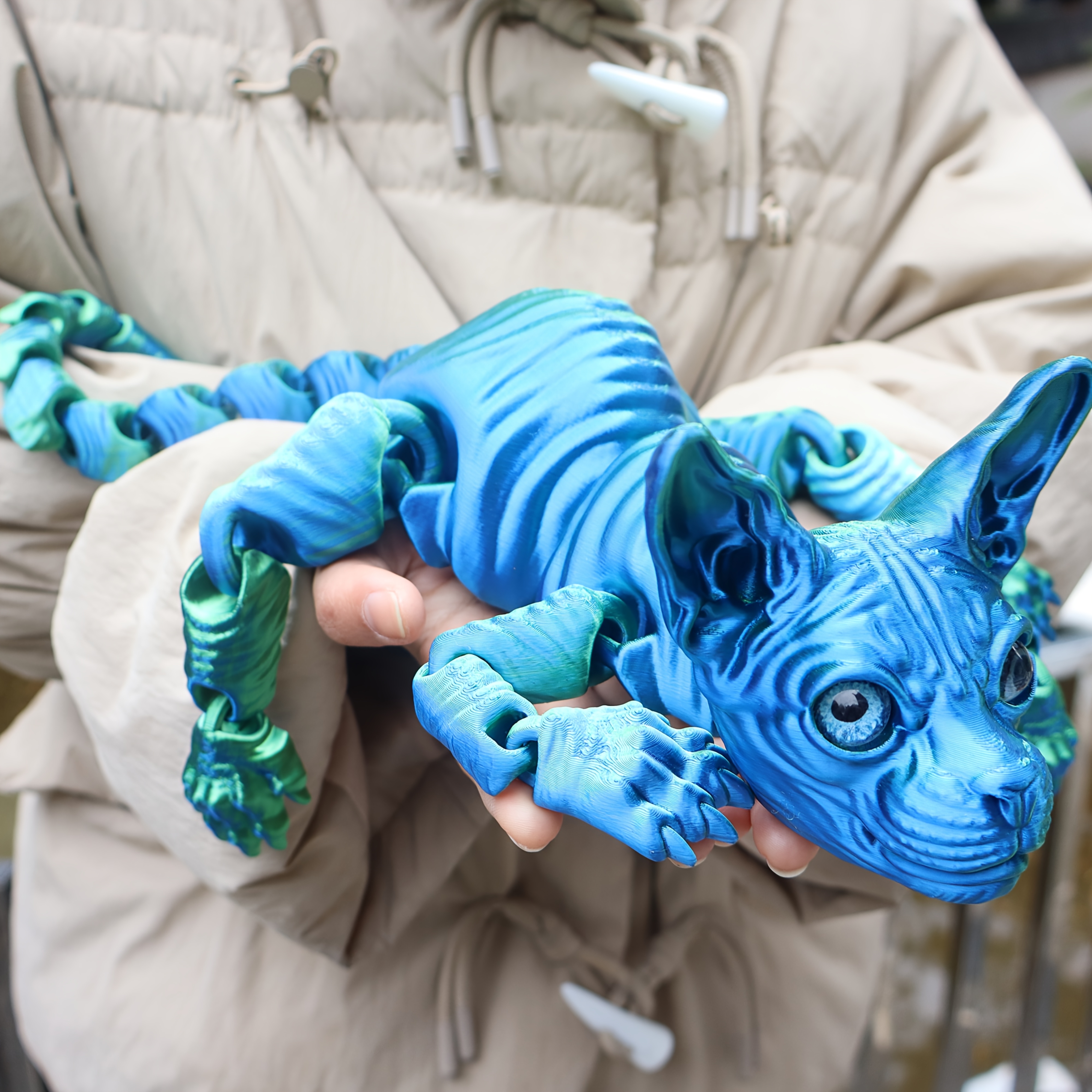 🔥Last Day 50% OFF🔥50cm/19.69 inch 3D Printed Cat Fidget Toys