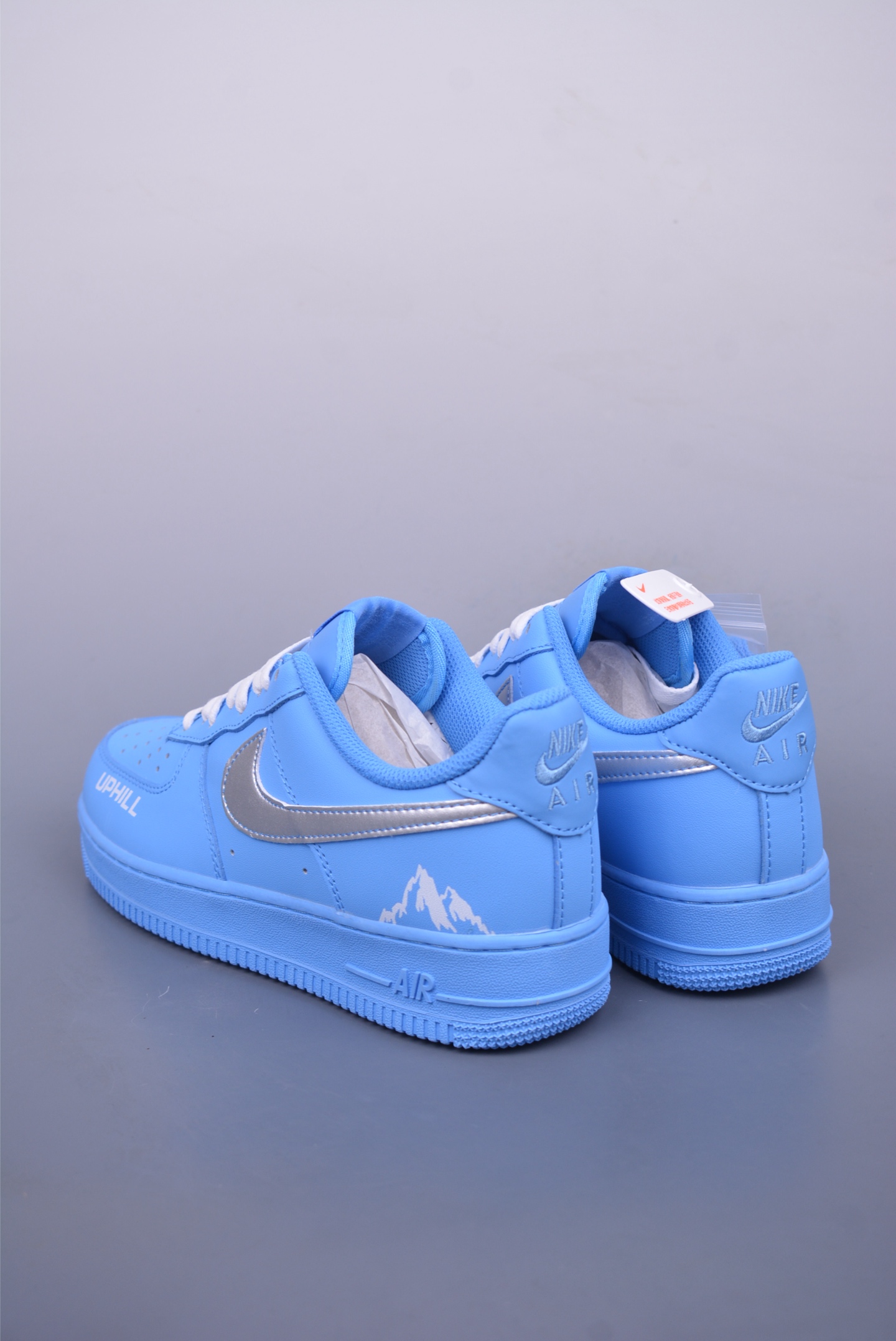 UPHILL x Nike Air Force 1'07 Low Sneakers North Carolina Blue CW2288-029