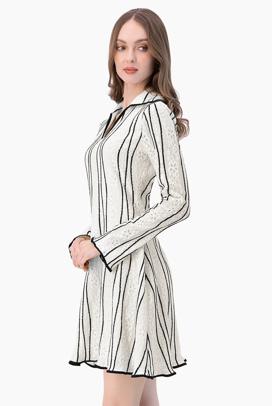 Vestido tejido de manga larga