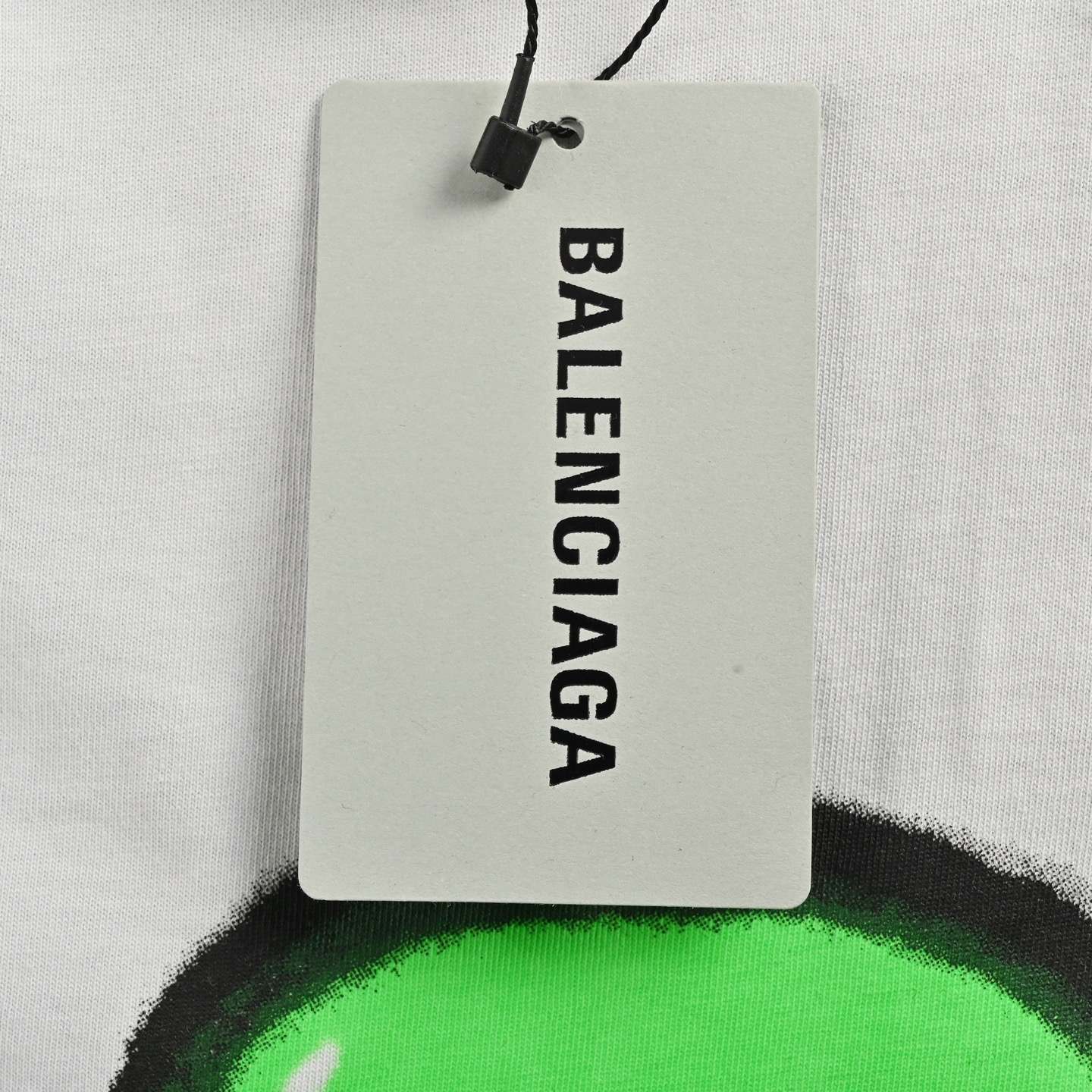 Balenciaga 25ss Dissolving Smiley Alien Short Sleeve
