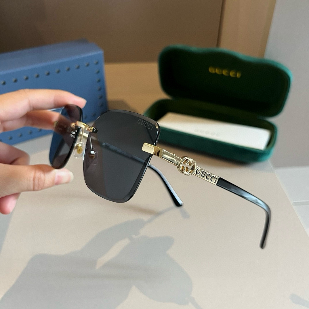 Gucci rimless sunglasses