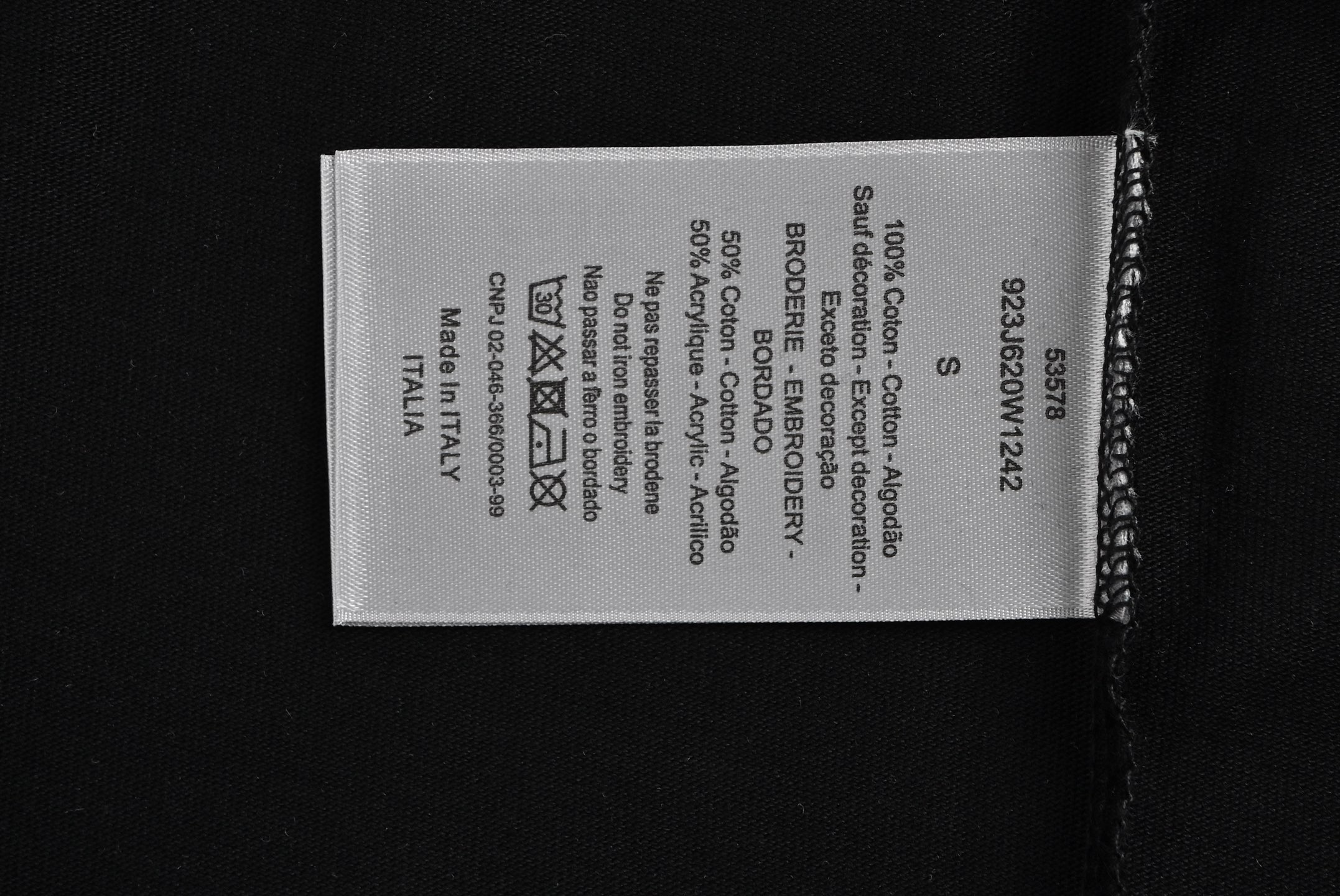 Dior 25ss patch monogram embroidered short sleeves