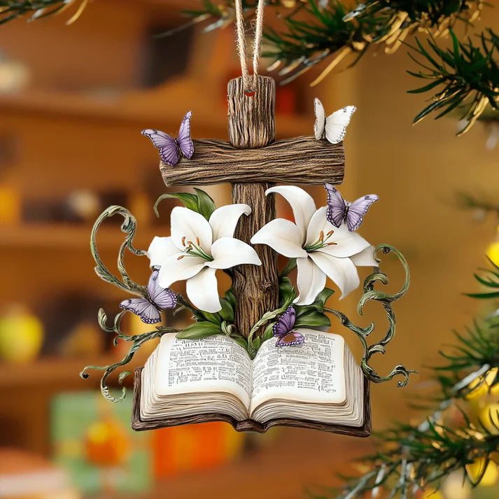 Faith & Bible Ornament