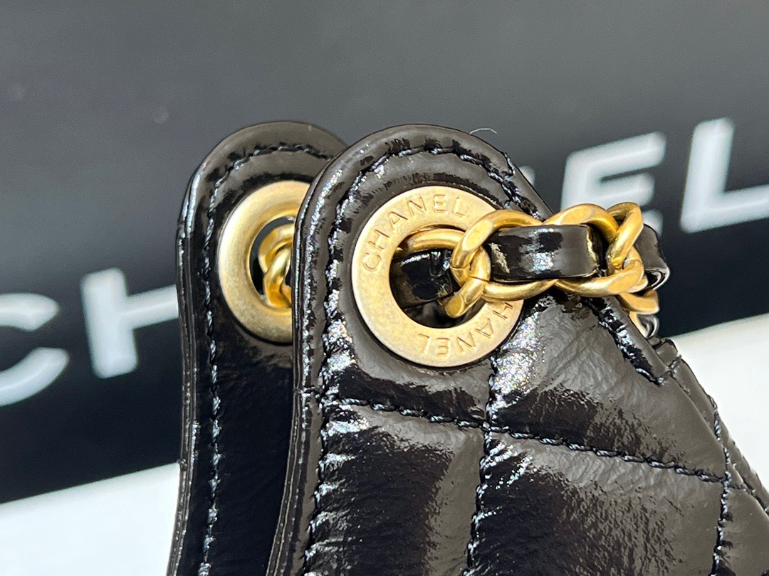 Chanel 23P Spring/Summer Series No. 5 Gold Coin Hobo Hippie Bag 3710