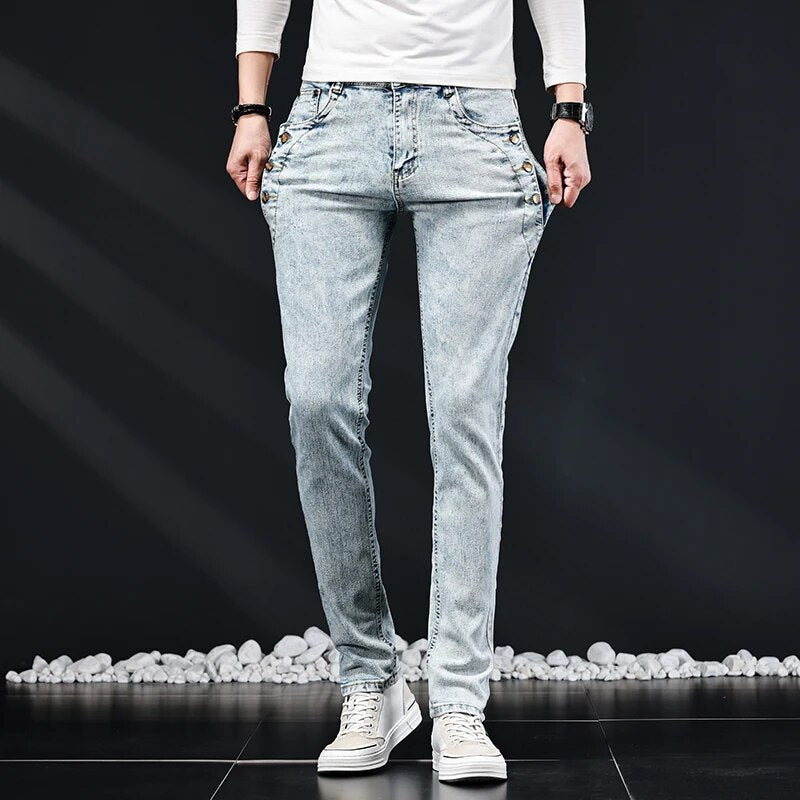 New Men's Slim Fit Denim Jeans