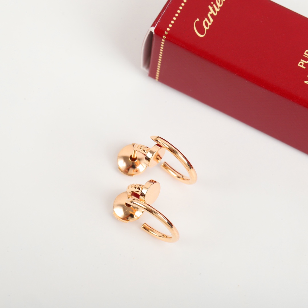 Cartier nail earrings