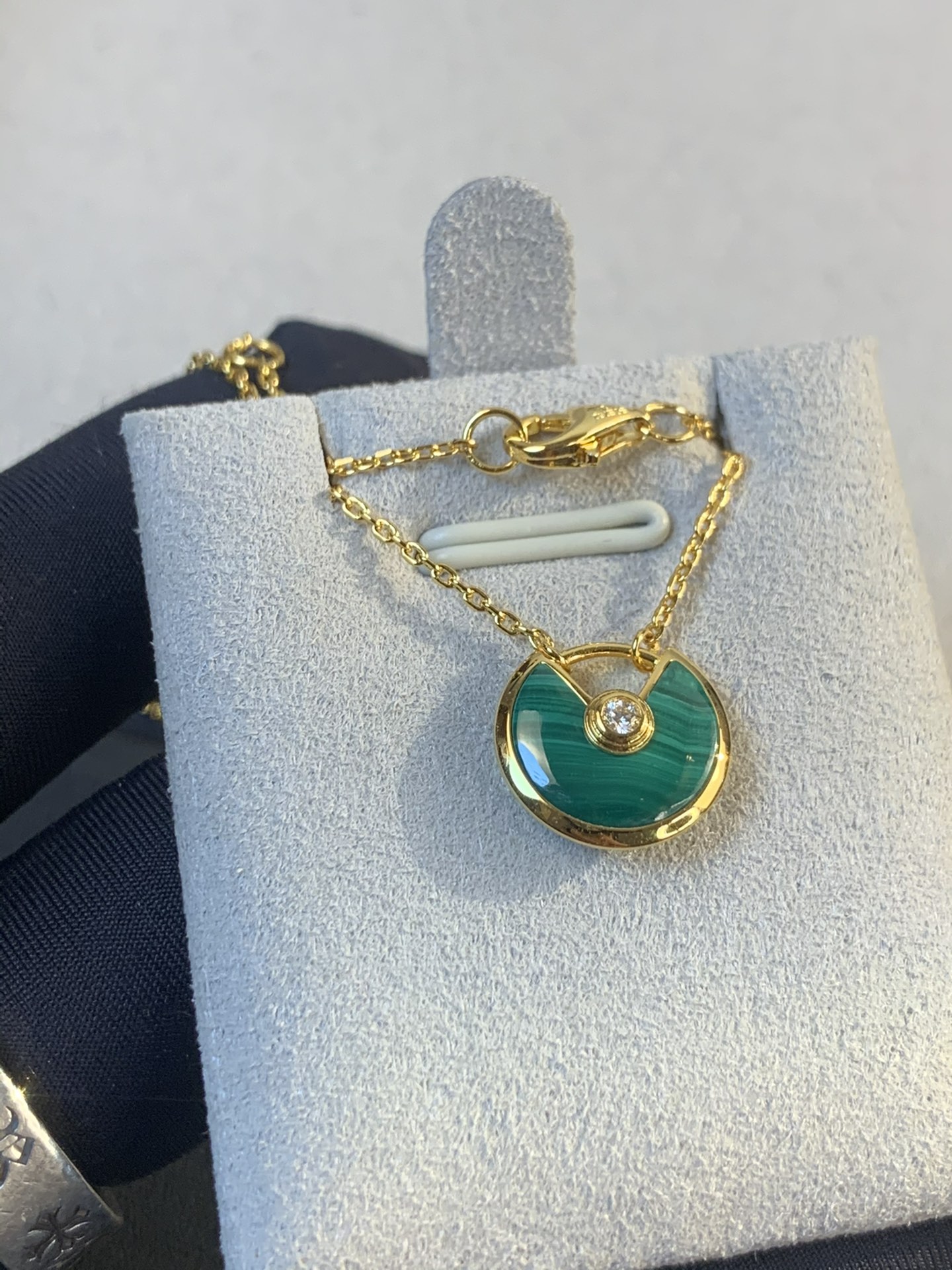 Cartier Malachite Necklace