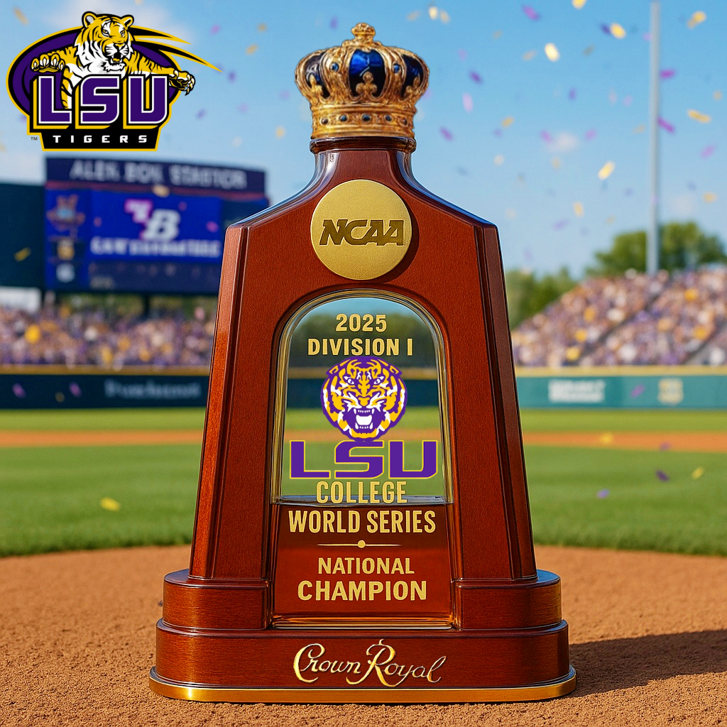 LSU 2025 NCAA Championship Commemorative Bottle