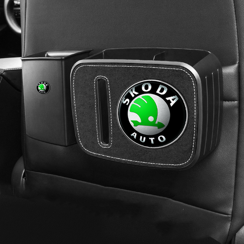 Car Multi-Compartment Garbage Storage Box