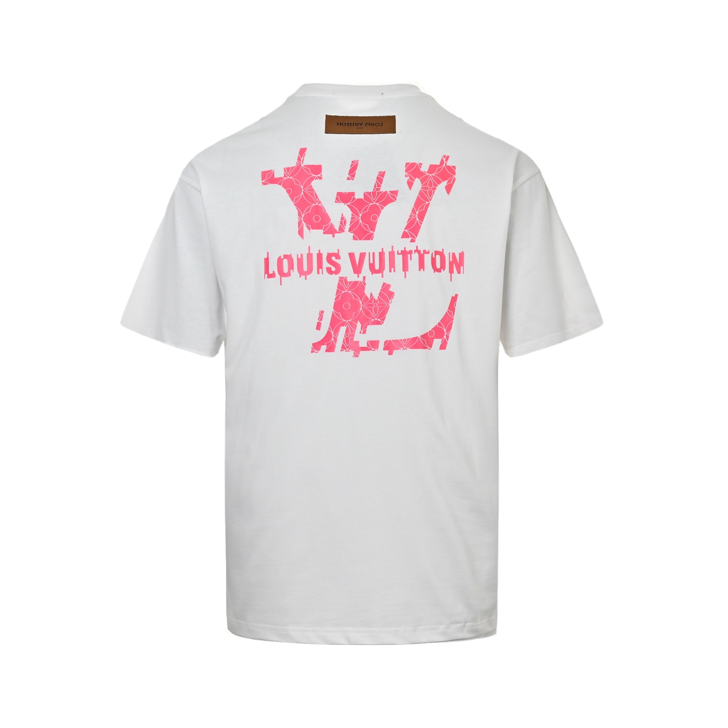 Louis Vuitton large letter logo print short sleeves