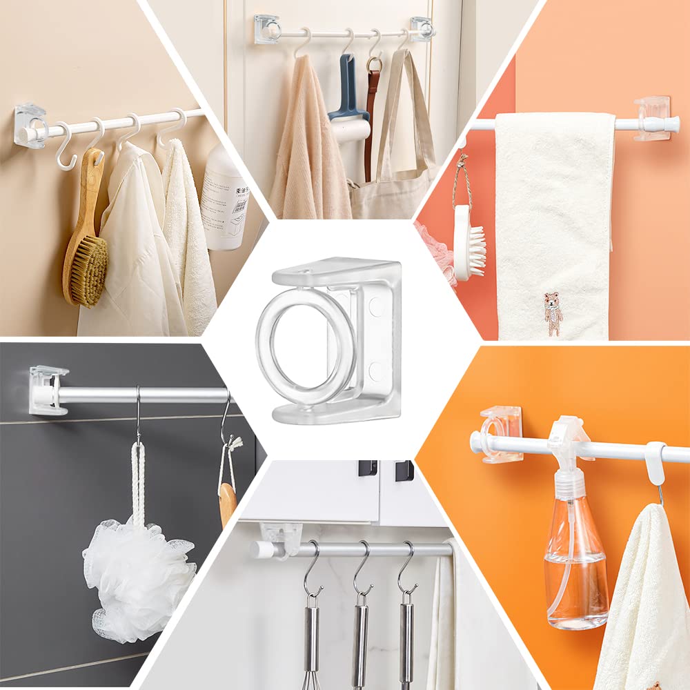 🔥 Last Day Promotion[49% OFF]-Nail-free Adjustable Swivel Rod Bracket Holders-BUY 3 SETS GET 1 SET FREE NOW