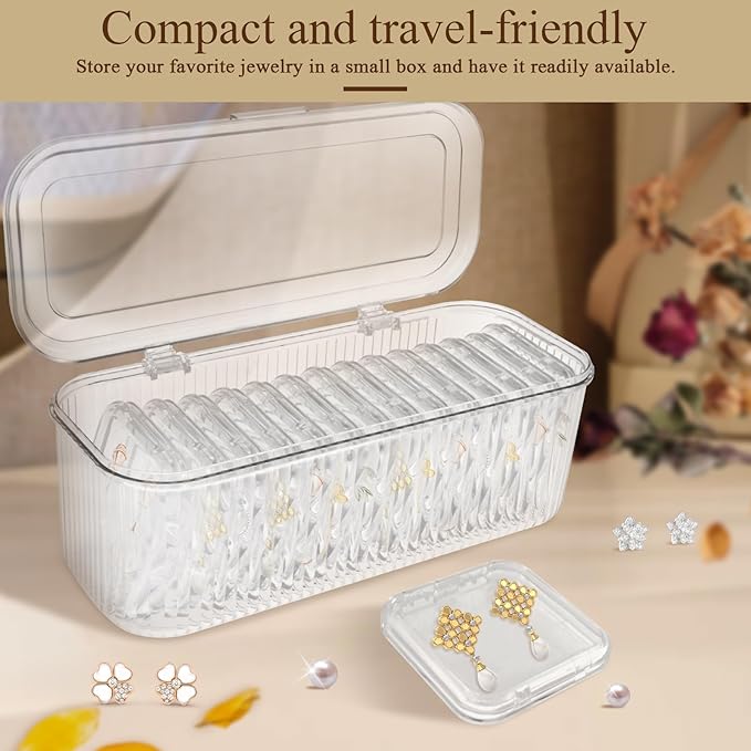 💍📿Acrylic Jewelry Storage Box📦📦（One storage box + 14 small jewelry boxes）