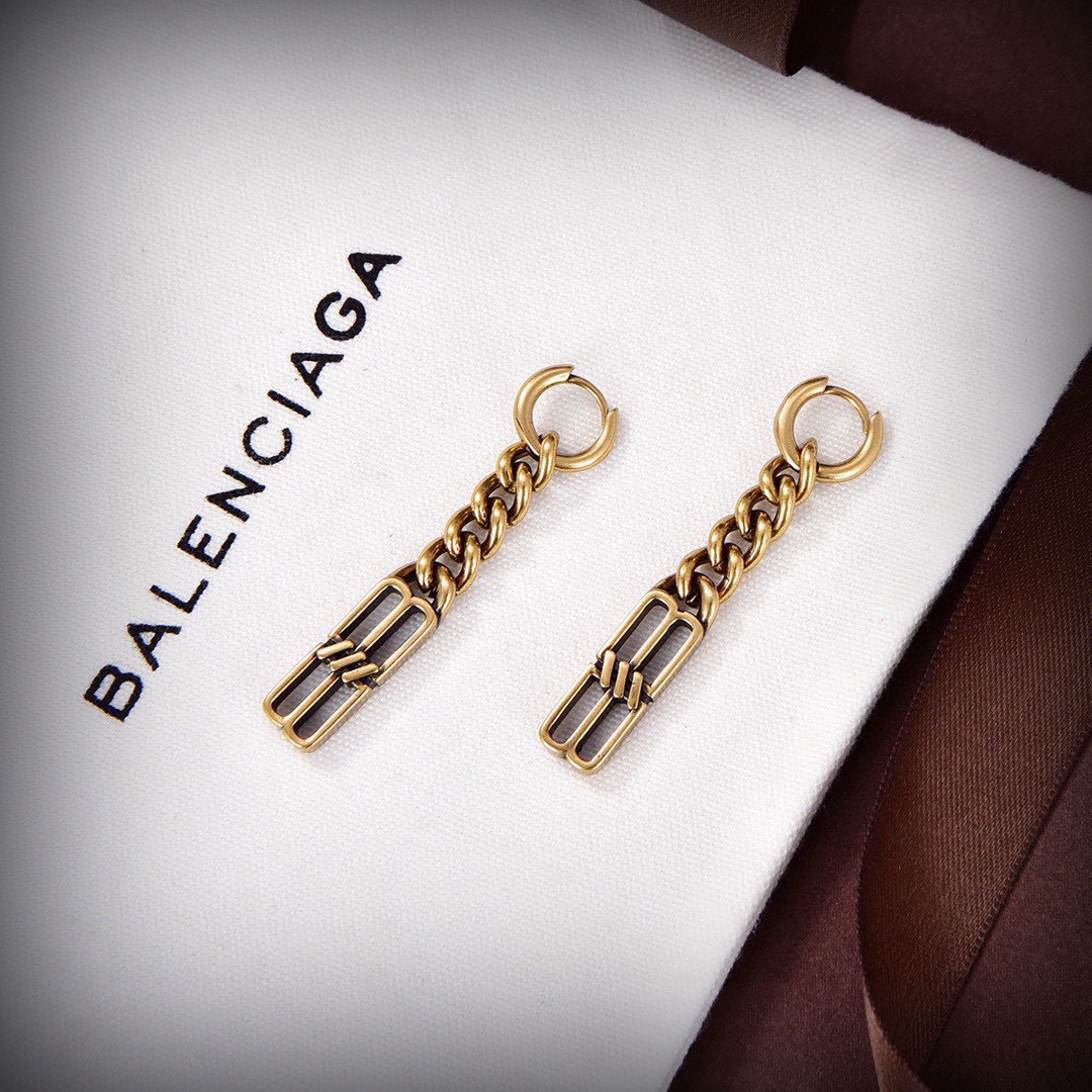 Balenciaga Chain Earrings