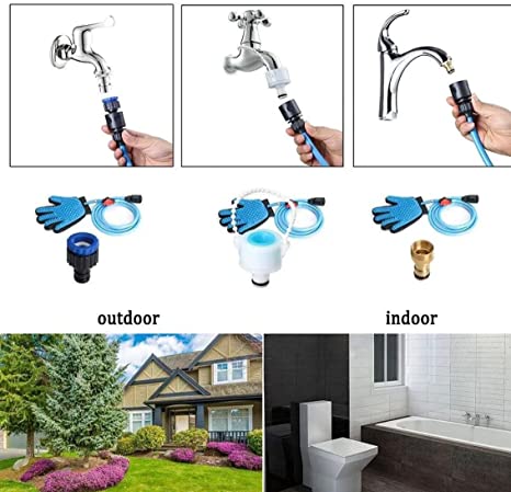 🔥Last Day Promotion-[SAVE 50% OFF]-🐶Pet Spa Bath Glove With Sprayer and Scrubber Tool-BUY 2 GET 10% OFF & FREE SHIPPING