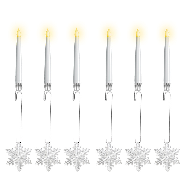 🔥ON SALE🔥6Pcs LED Candles with Remote Timer and Hanging Hooks
