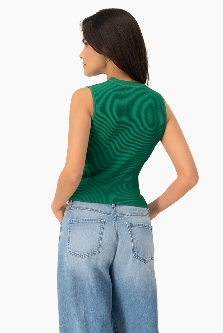 Slim Top Knitted Rib