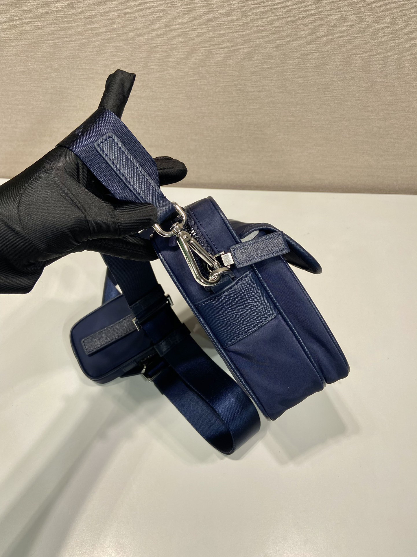 Prada Nylon Messenger Bag 2VH133B