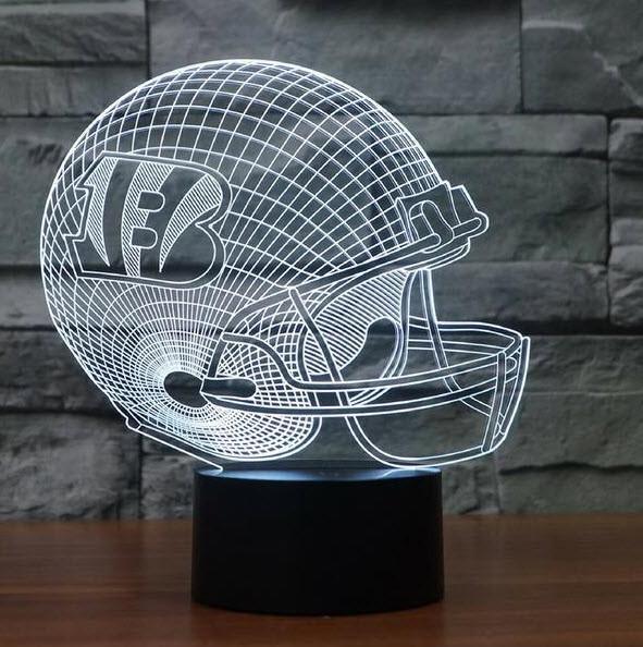 CINCINNATI BENGALS 3D LED LIGHT LAMP