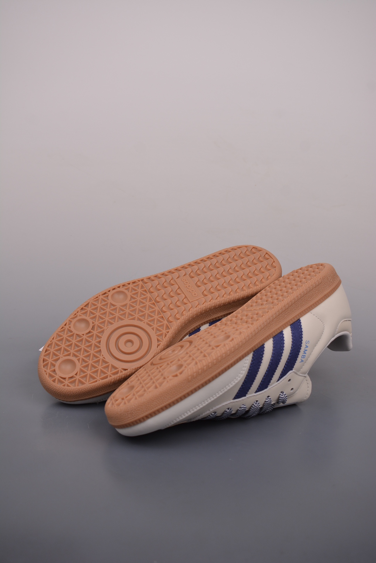 Adidas Originals Samba OG Off White Dark Blue JI3907