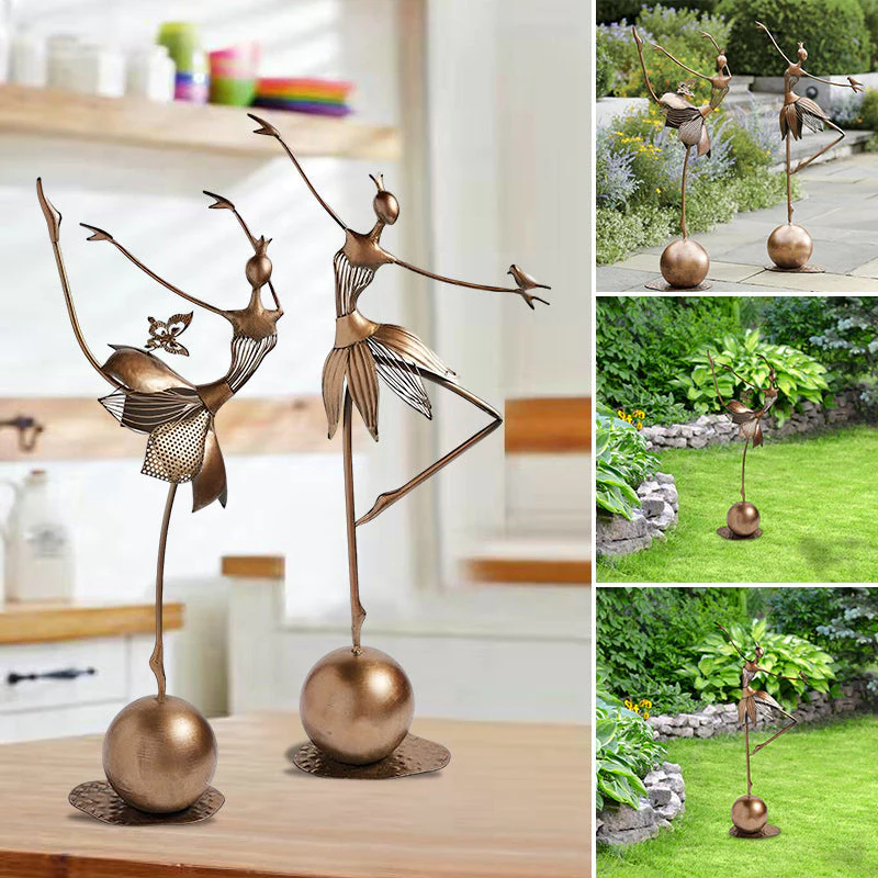🔥Last Day Promotion-50% OFF🔥Dancing Garden Maid Statues