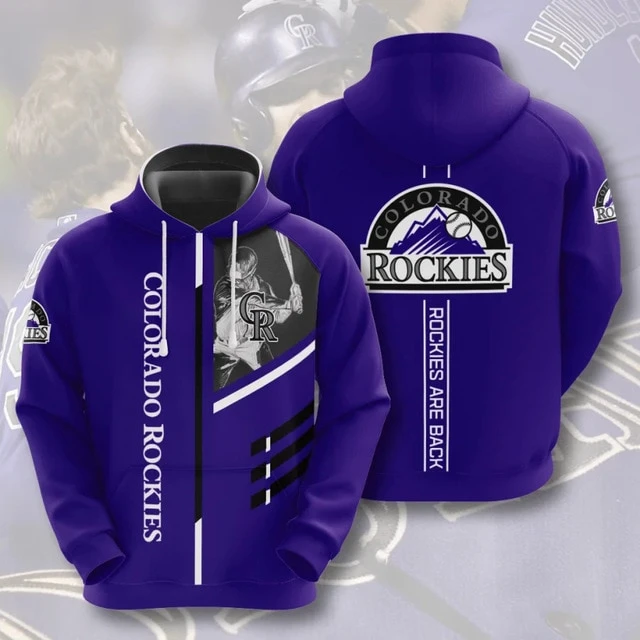 COLORADO ROCKIES 3D HOODIES CR005