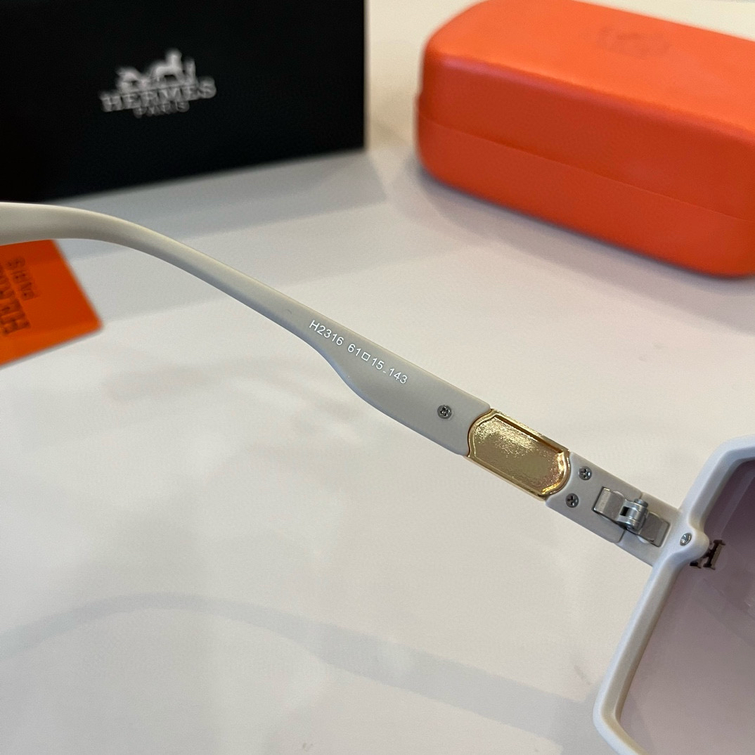 Hermes Square Frame Sunglasses