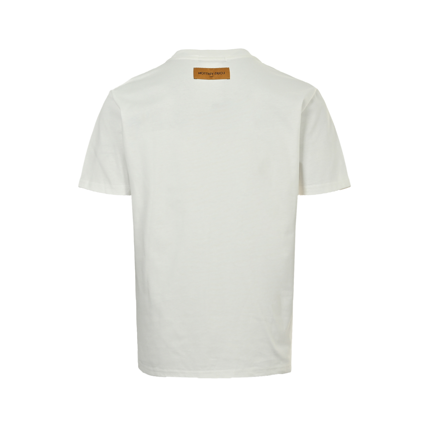 Louis Vuitton 25ss short-sleeved shirt with cloud and large letter logo embroidery