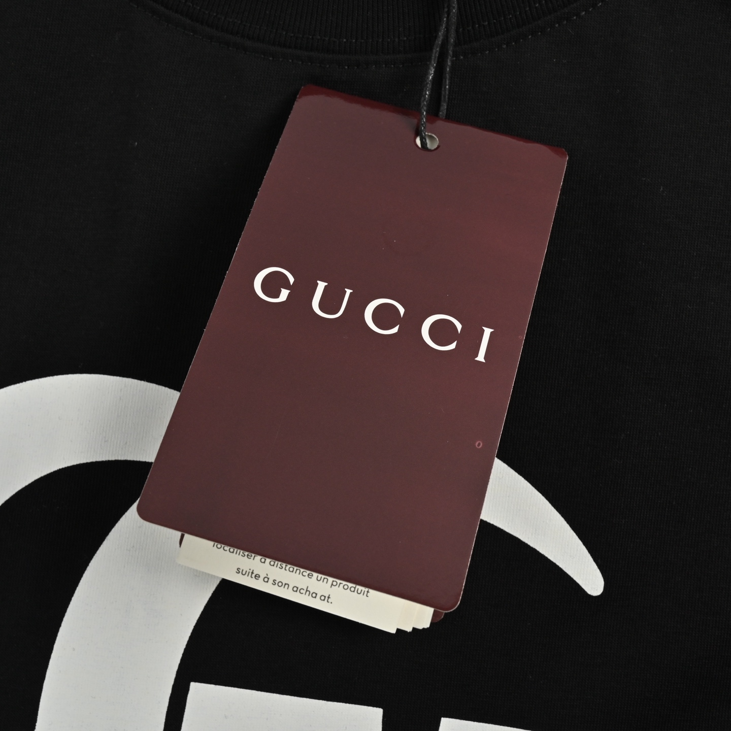 Gucci 25ss red and green letter foam print short sleeves